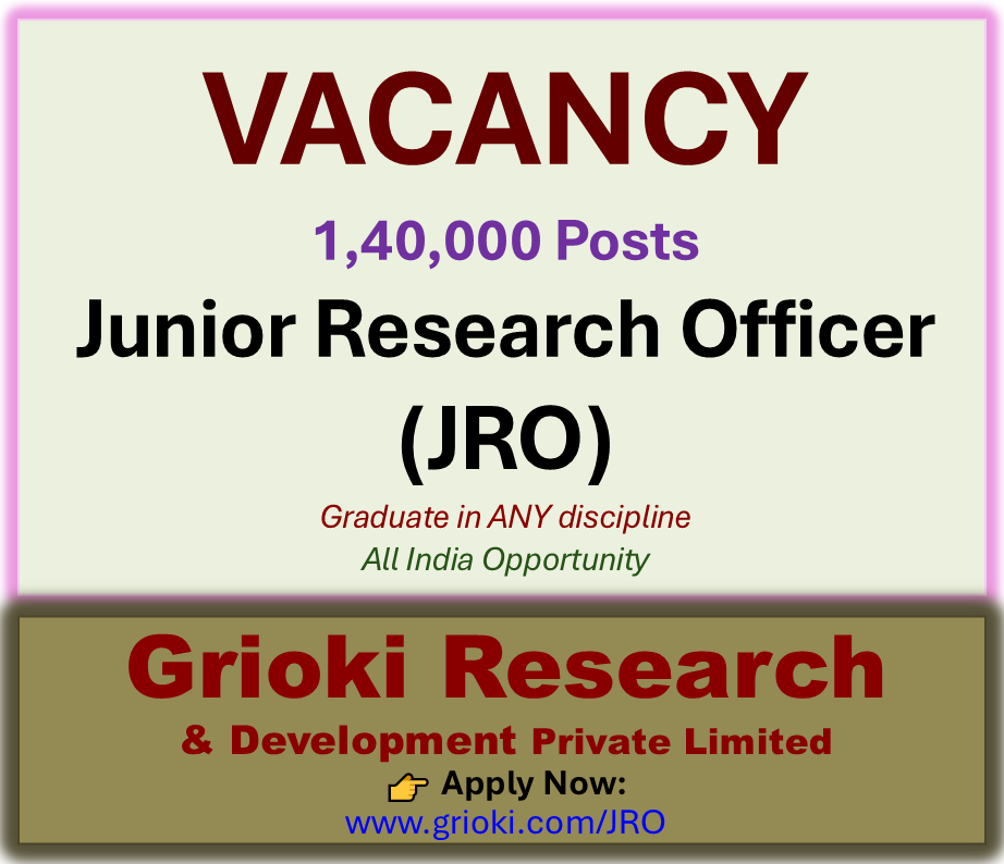 Vacancy for JRO